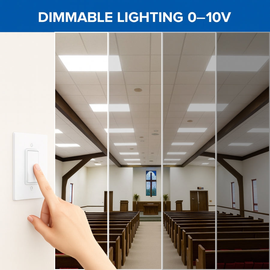 WAWA Lights 0 10V Dimmable LED Panel