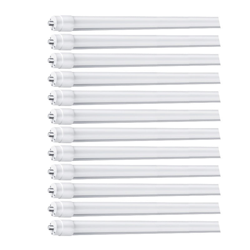 WAWA Lights 8FT V-Shape LED Tube, 50W, 6,750 Lumens, 6500K, FA8 Single Pin, Ballast Bypass
