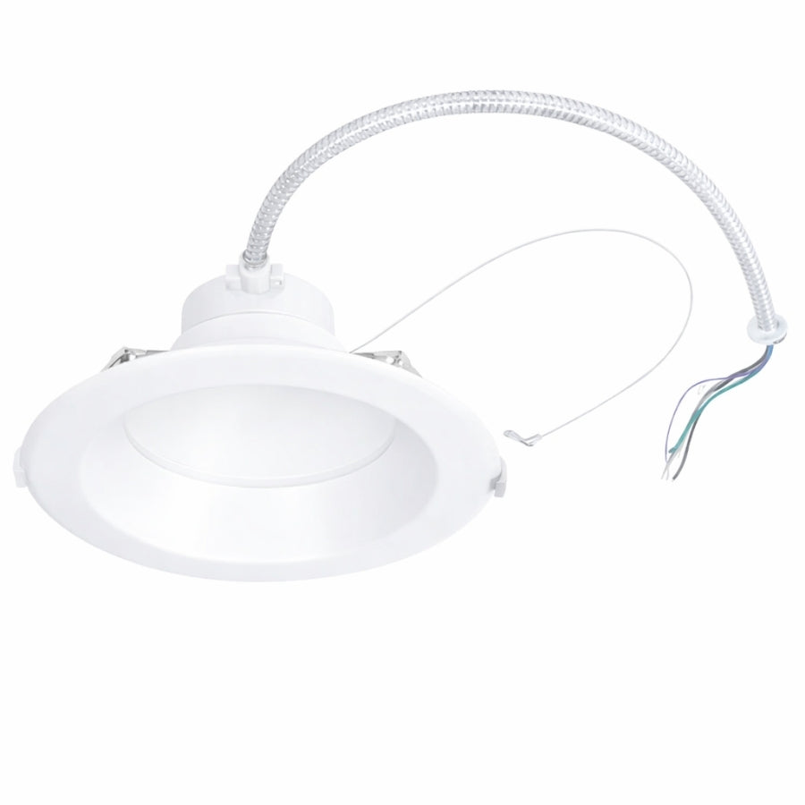 WAWA Lights 10-Inch Commercial LED Recessed Downlight, 22–38W, 5CCT Tunable, CRI90, 0–10V, UL