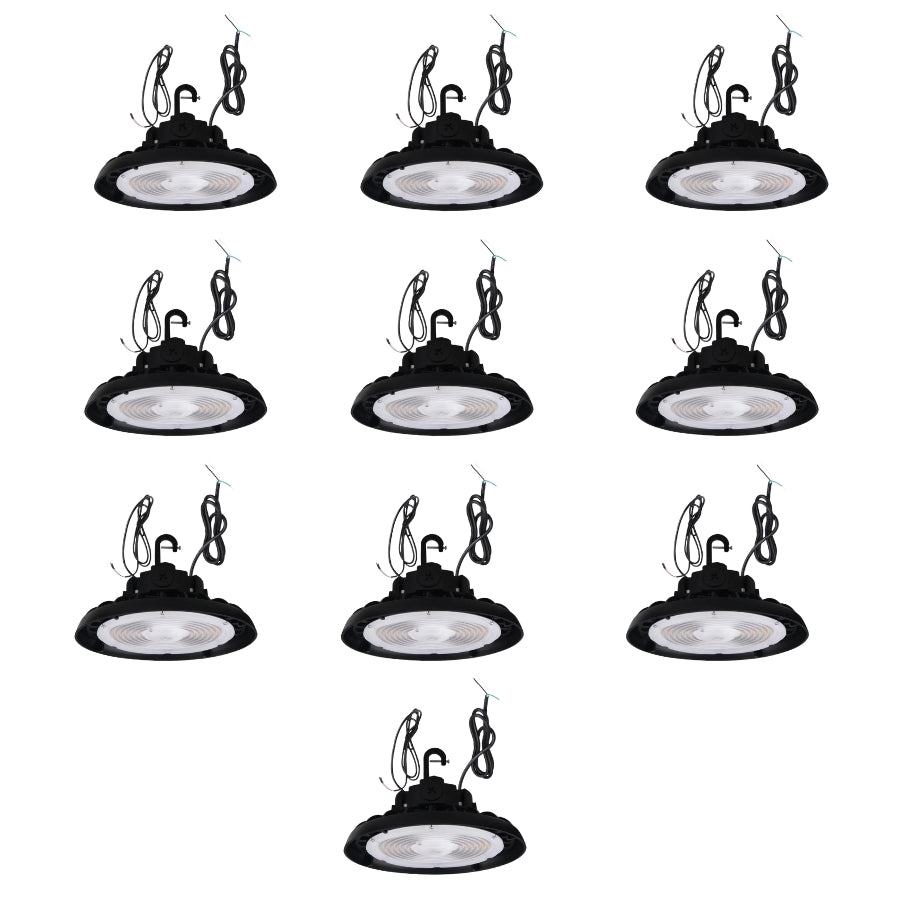 WAWA Lights 10-pack LED high bay light UFO