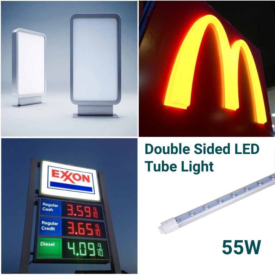WAWA Lights 10ft LED Tube Lights 55W