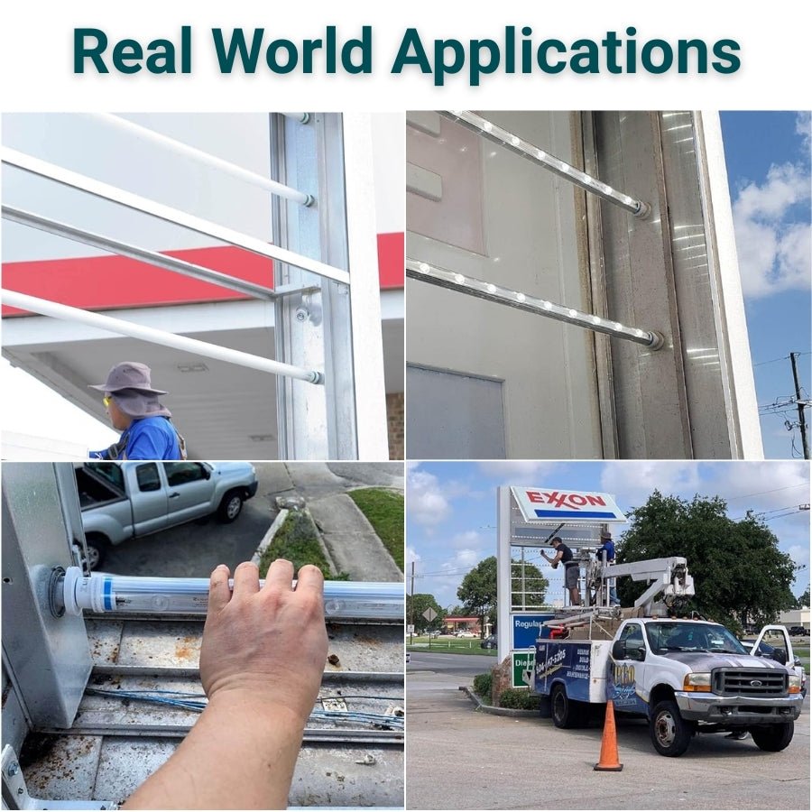 WAWA Lights 10ft LED Tube Lights real word application