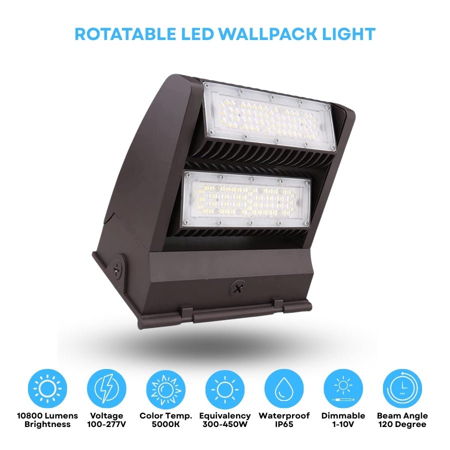 WAWA Lights 120W wall pack LED lights