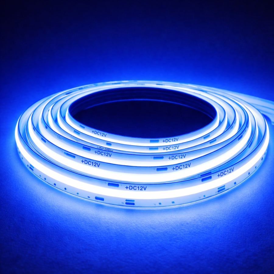 WAWA Lights 12V COB LED Strip Light Blue Color