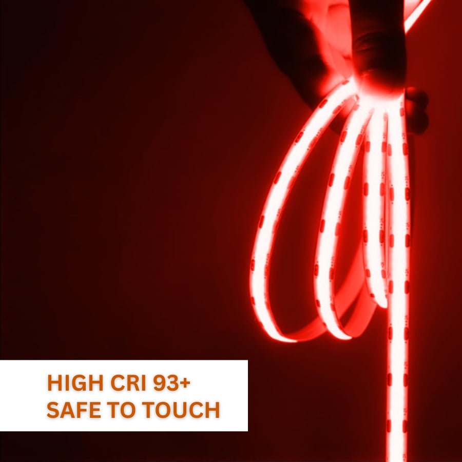 WAWA Lights 12V COB LED Strip Light safe to touch