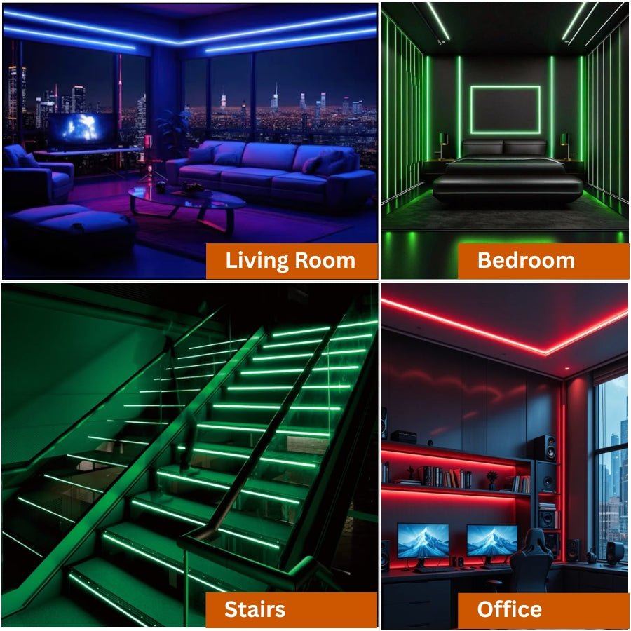 WAWA Lights 12V COB LED Strip Light uses