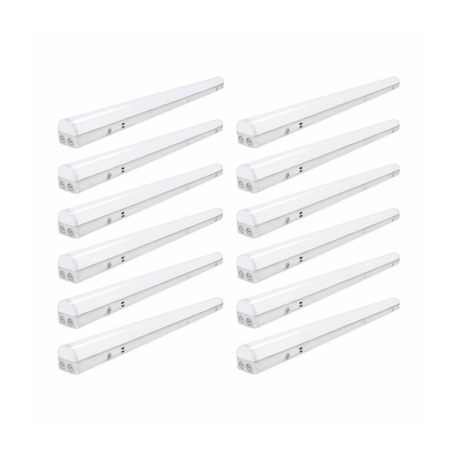 WAWA Lights 12-pack 8ft linear strip light fixture
