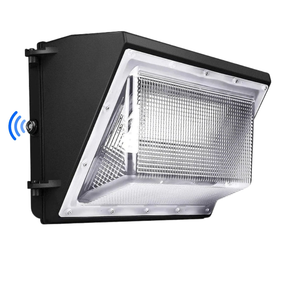 WAWA Lights 150W LED wall pack light with photocell, 19,500lm, 5000K, IP65