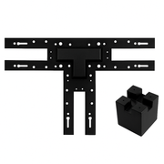 WAWA Lights T-Shape 3-Way LED linear linking bracket, black metal