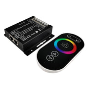 WAWA Lights RGB LED Controller with RF Touch Remote, 432W, 12–24V, 10 Modes