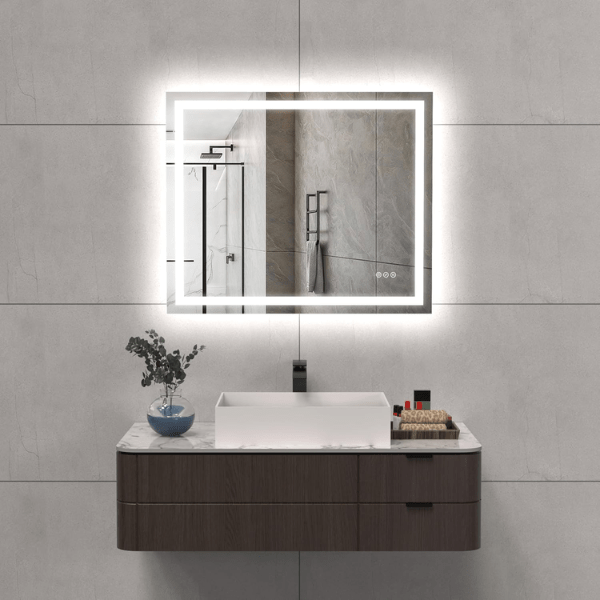 WAWA Lights 36X30 Inch LED Vanity Mirror