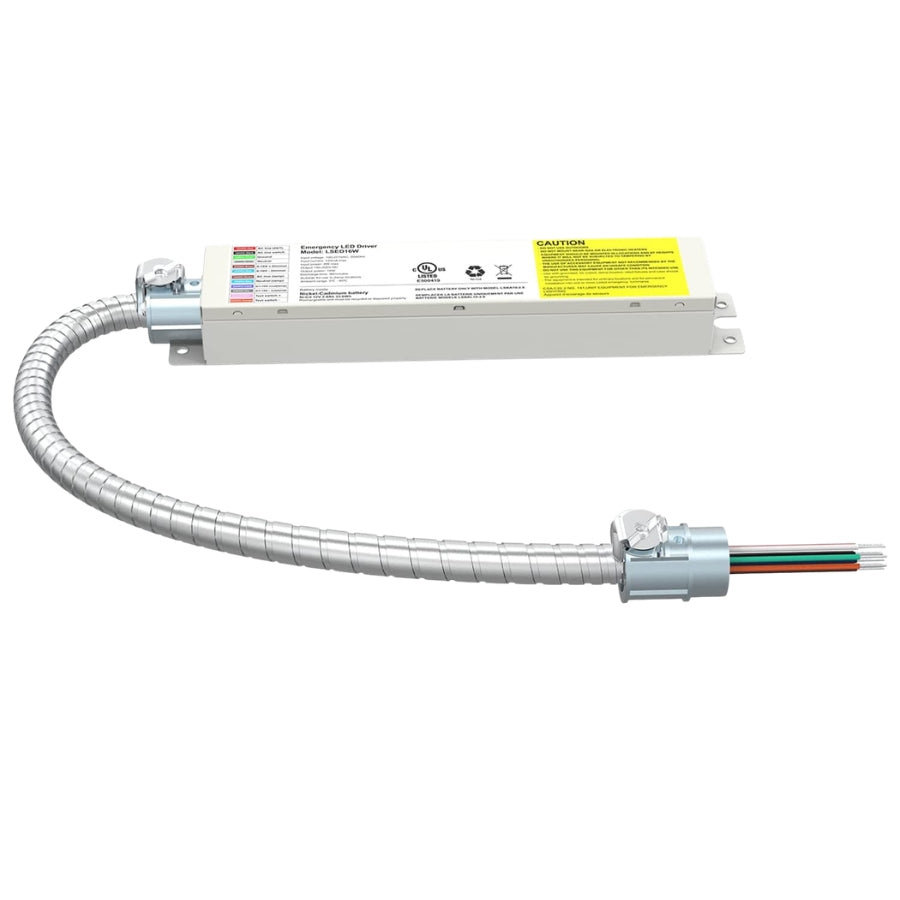 WAWA Lights 20W Emergency LED Battery Backup Driver, 90+ Min, 100–347V, UL Listed, 5-Year