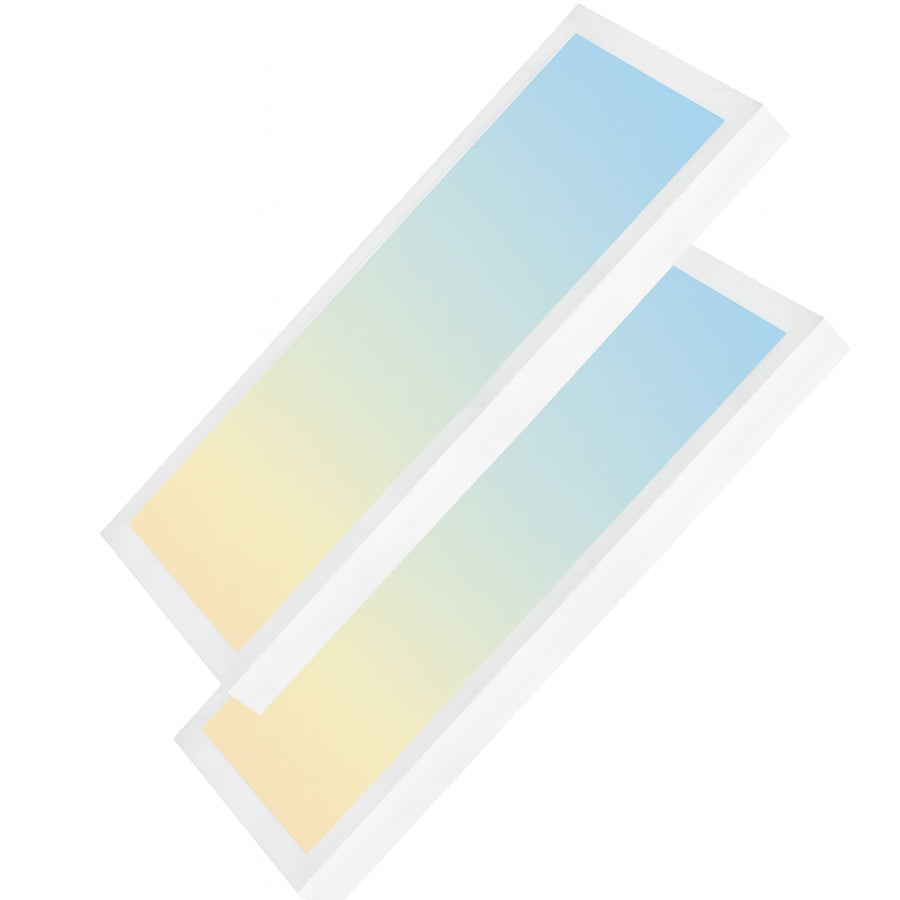 WAWA Lights 1x2 FT LED Flat Panel Light Surface Mount