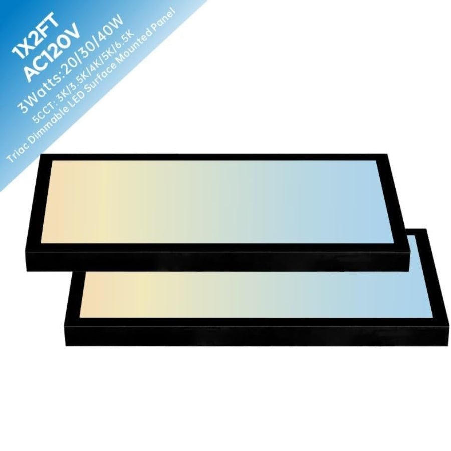 WAWA Lights 1x2 LED Panel Light Surface Mount03