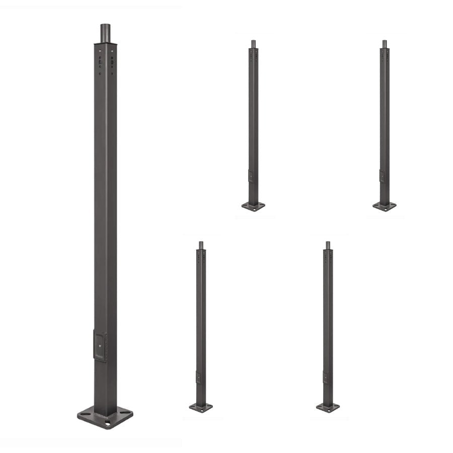 WAWA Lights 20FT Steel Light Pole 5-pack