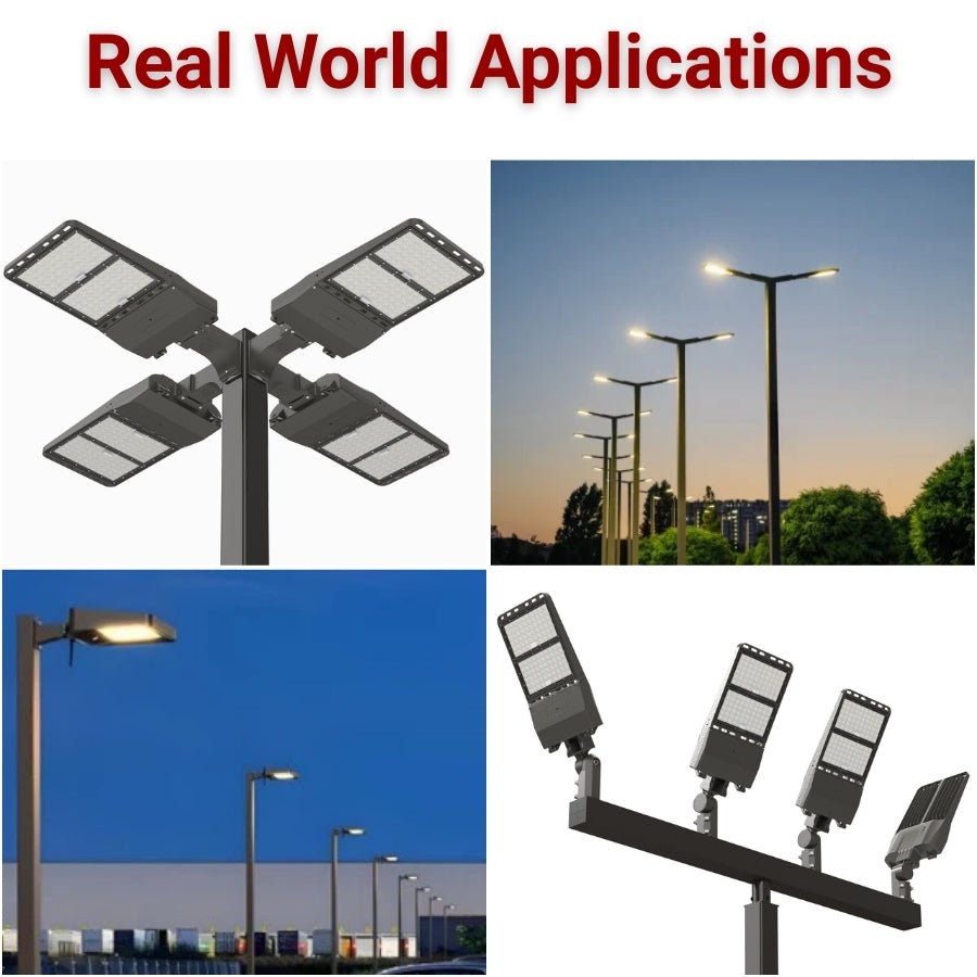 WAWA Lights 20FT Steel Light Pole real world application