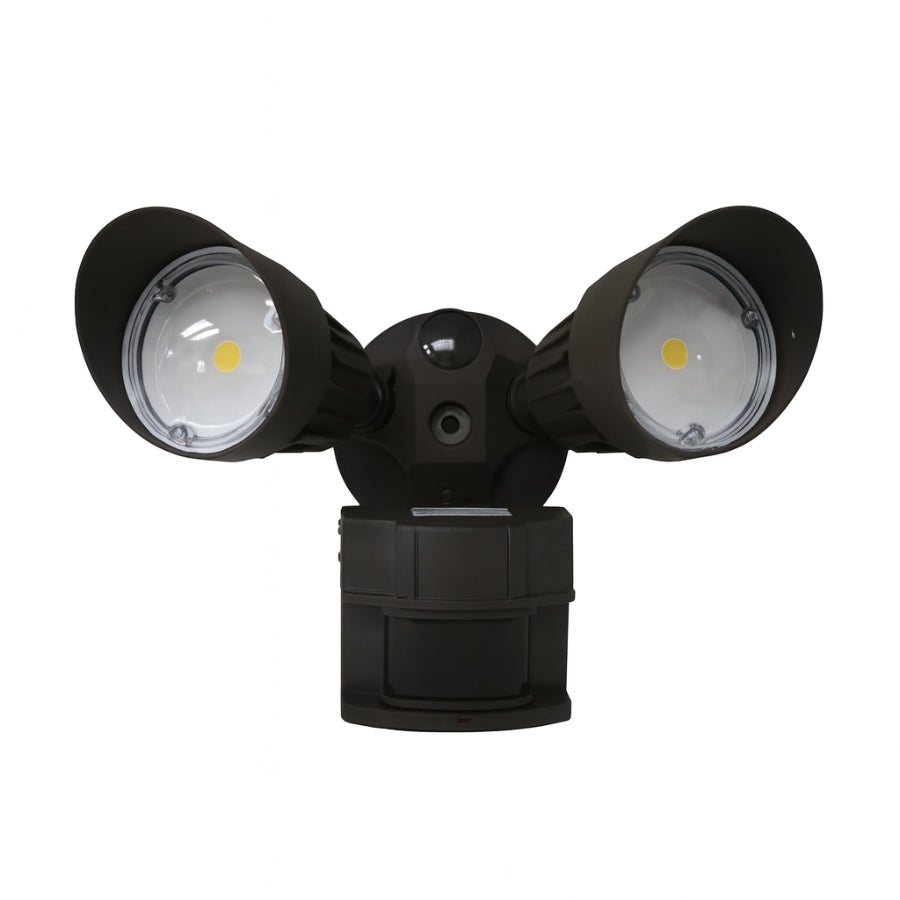 WAWA Lights 20W dual head motion activated LED outdoor security light