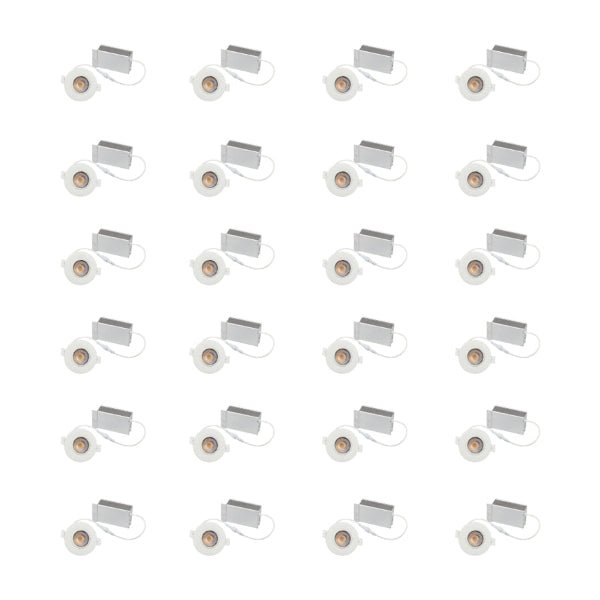 WAWA Lights 24-pack LED recessed downlights