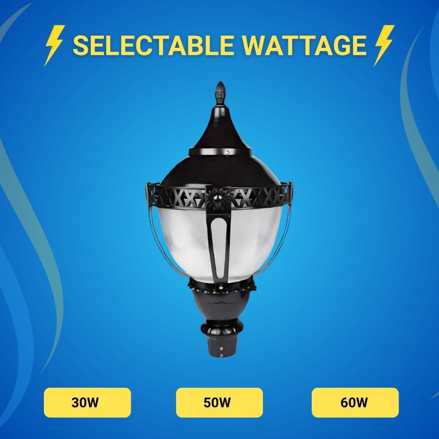 WAWA Lights Compact LED Acorn Post Top Light