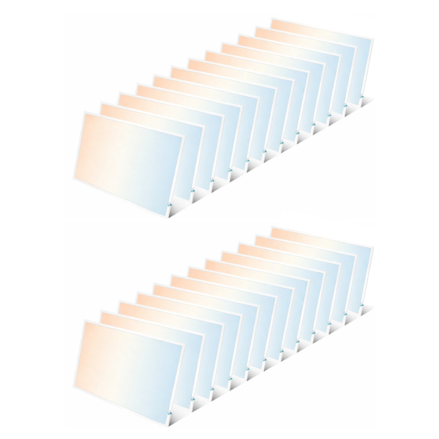WAWA Lights 2x2 LED flat panel light with emergency 24-pack