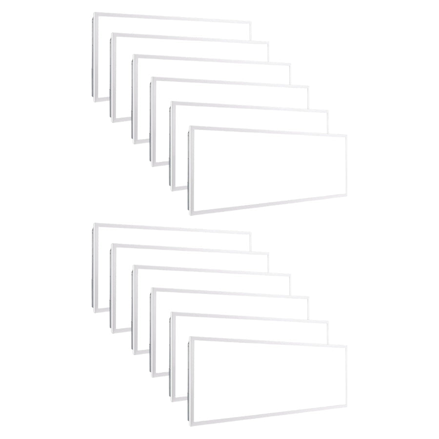 WAWA Lights 2x4 FT LED flat panel lights 12-pack