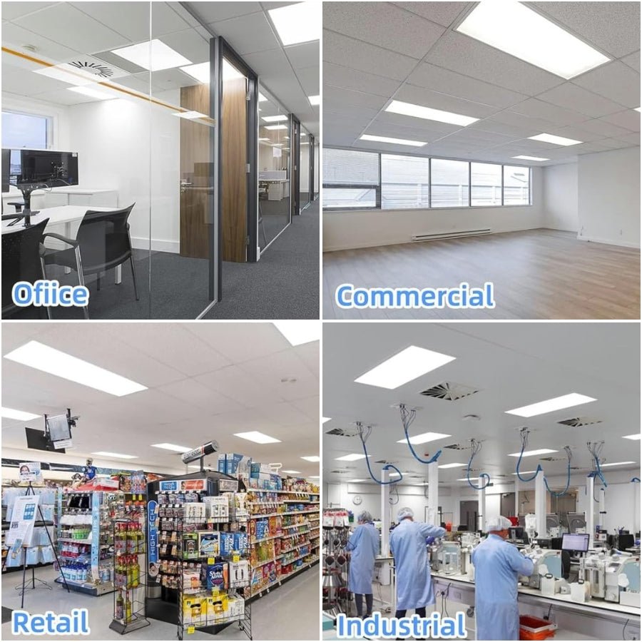 WAWA Lights 2x4 LED Flat Panel Light at commercial use