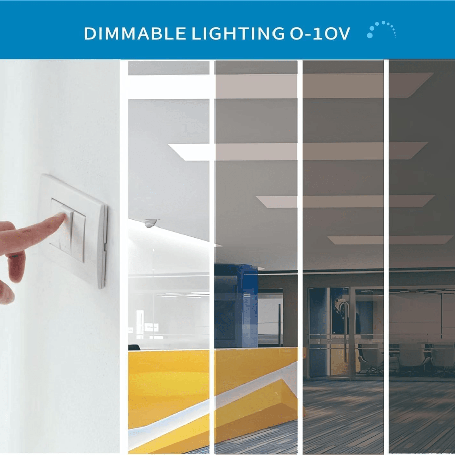 WAWA Lights 2x4 LED Flat Panel dimmable lighting