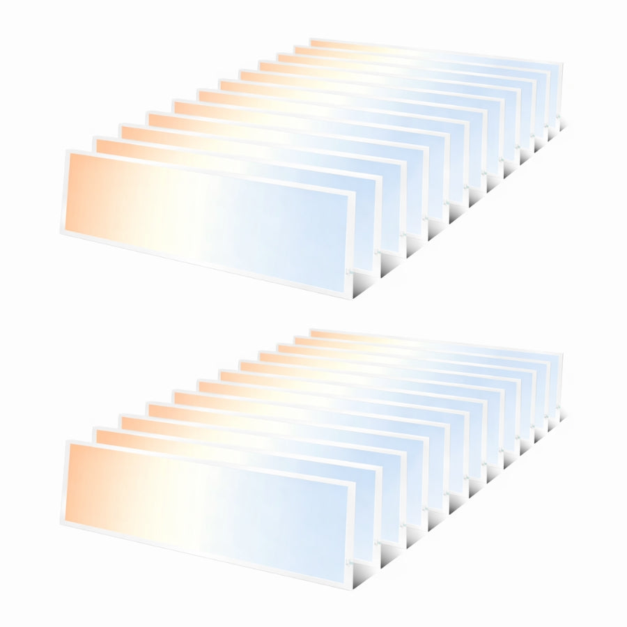 WAWA Lights 2x4 LED flat panel light with emergency battery backup 24-pack