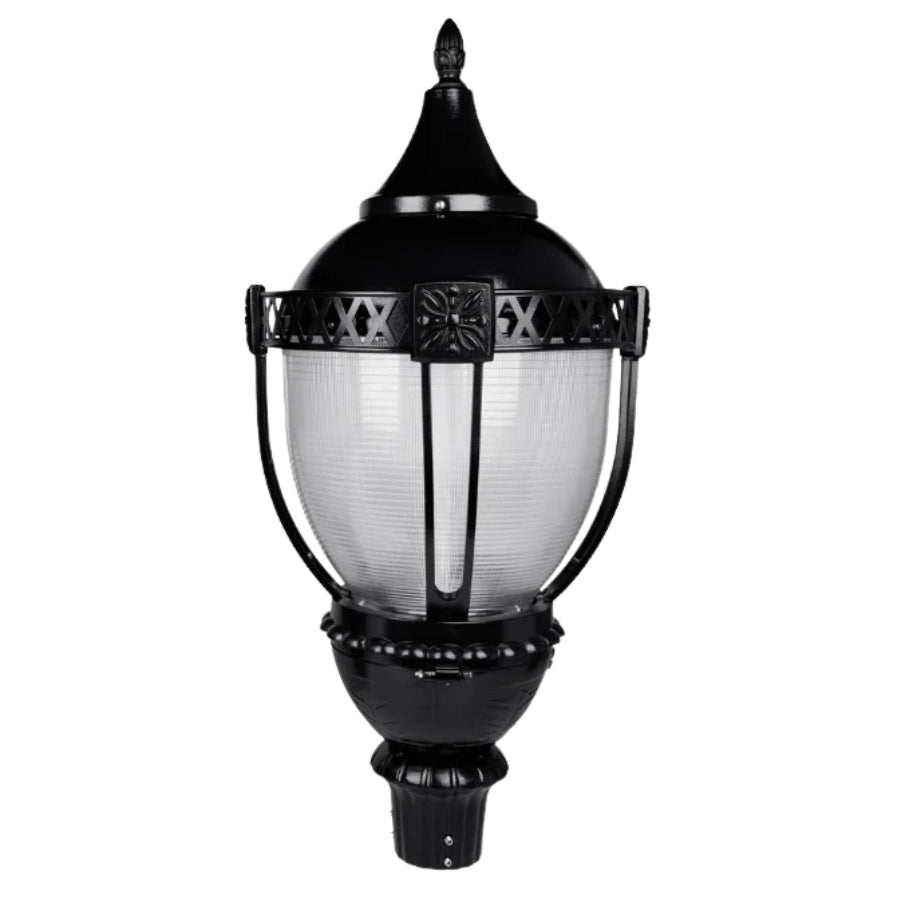 WAWA Lights Large LED Acorn Post Top Light, 60–100W, 3CCT, Vintage Lantern Style, Photocell Ready