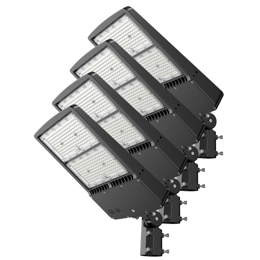 WAWA Lights 300W LED Parking Lot Area Light, 40,500–45,000 Lumens, 5000K, Type III, IP65, ETL & DLC
