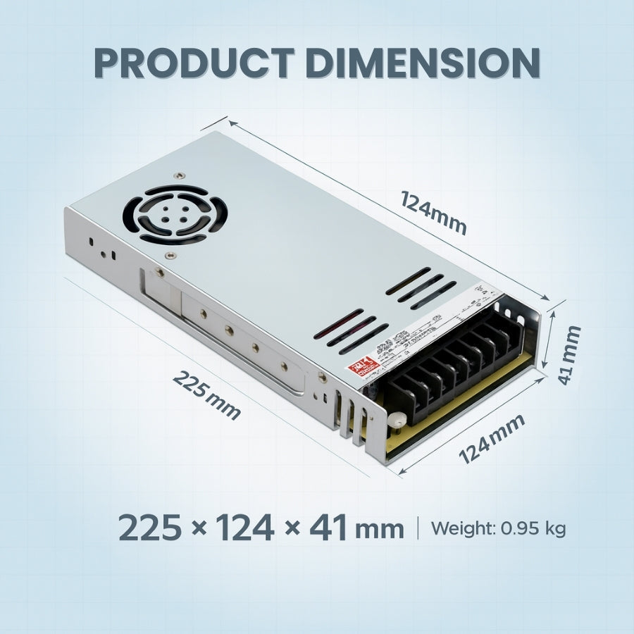 WAWA Lights LRS-600 600W 24V Switching Power Supply