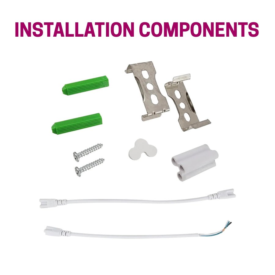 WAWA Lights 4FT LED Shop Lightinstallation components