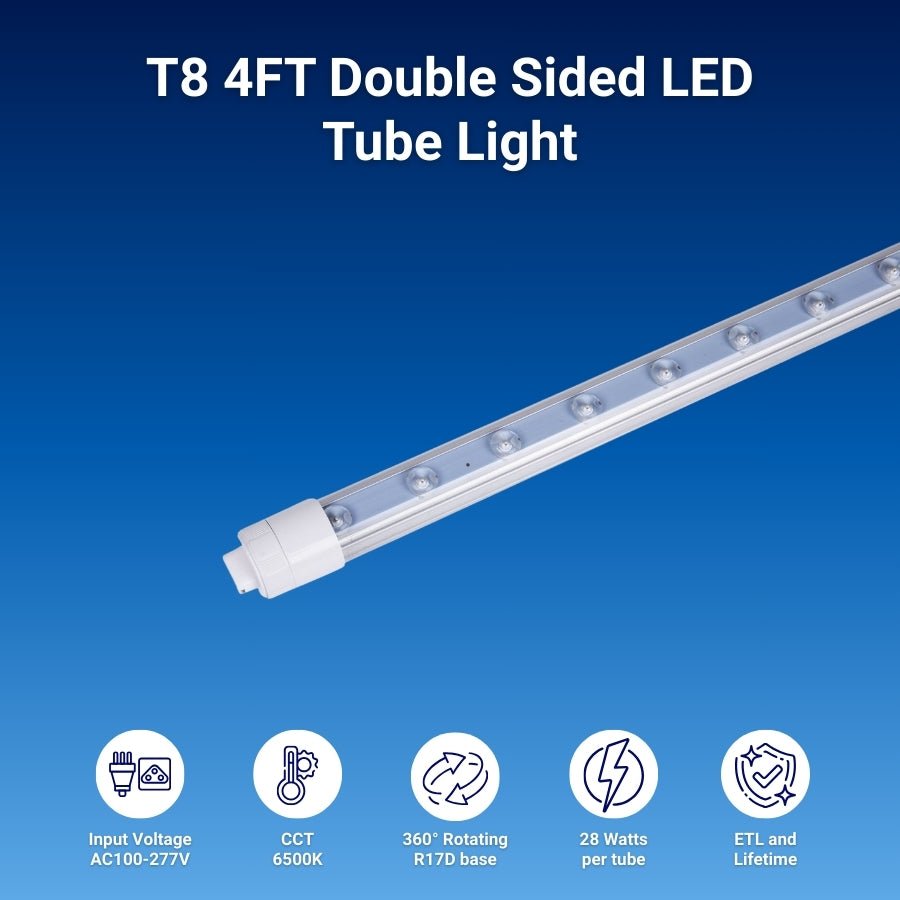 WAWA Lights 4FT T8 LED Tube