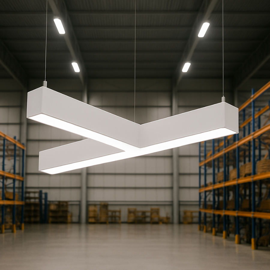 WAWA Lights white T-shape 3-way LED linear linking bracket