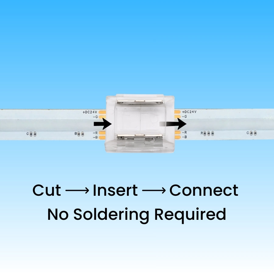 WAWA Lights PCB-to-PCB 2-Pin Solderless LED Strip Connectors