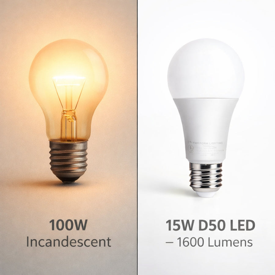 WAWA Lights 15W High-CRI LED A21 Bulb