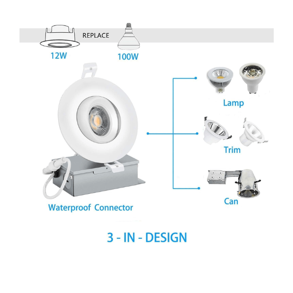 WAWA Lights 4 Inch LED Recessed Light2