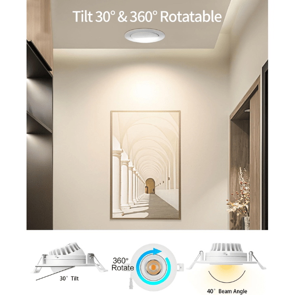 WAWA Lights 4 Inch LED Recessed Light4