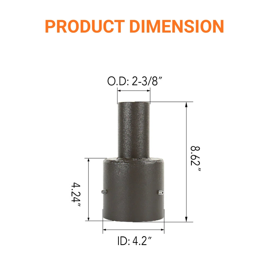 WAWA Lights 4 inch tenon adapter