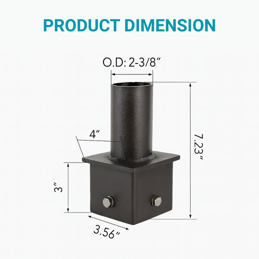 WAWA Lights 4 tenon adapter