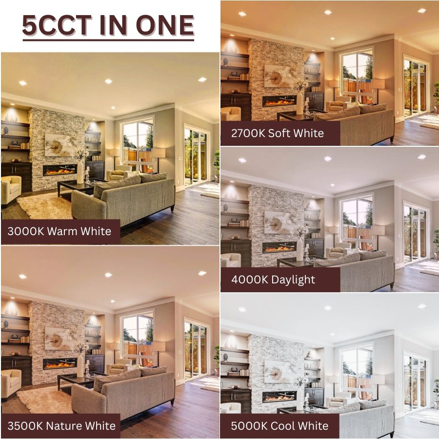 WAWA Lights 5CCT LED recessed ceiling lights