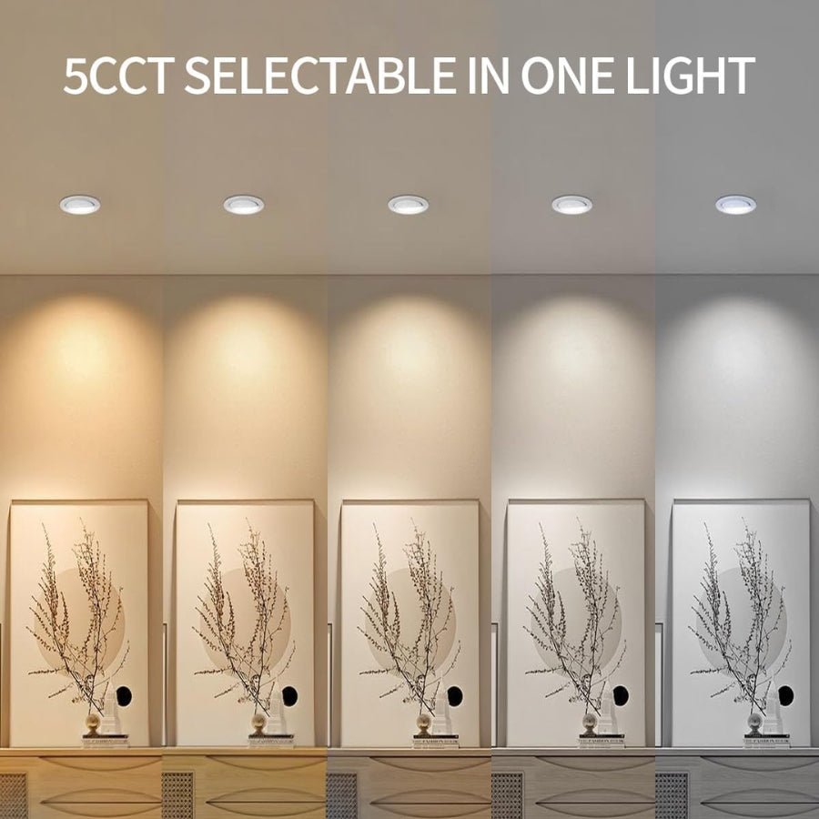 WAWA Lights 5CCT selectable temperature LED can lights
