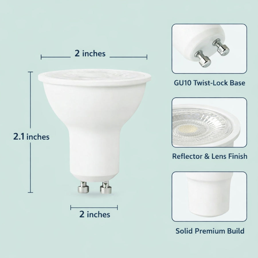 WAWA Lights 6W PAR16 GU10 LED Bulb