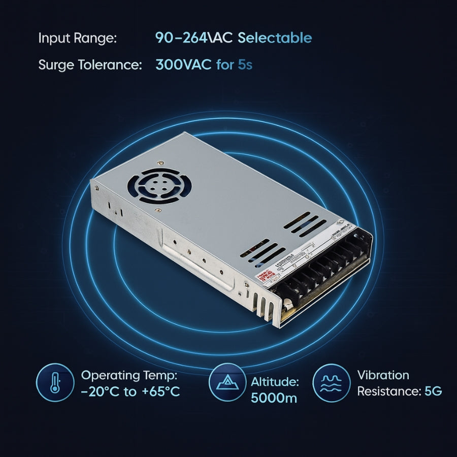 WAWA Lights LRS-600 600W 24V Switching Power Supply
