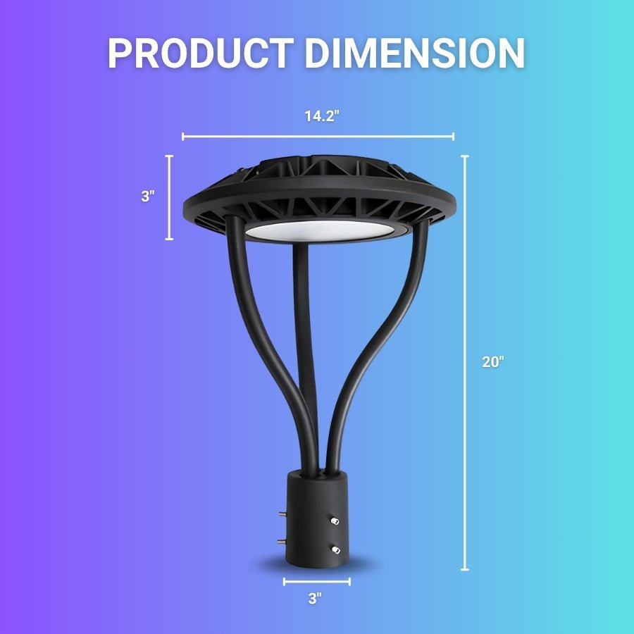 WAWA Lights 150W LED Post Top Area Light