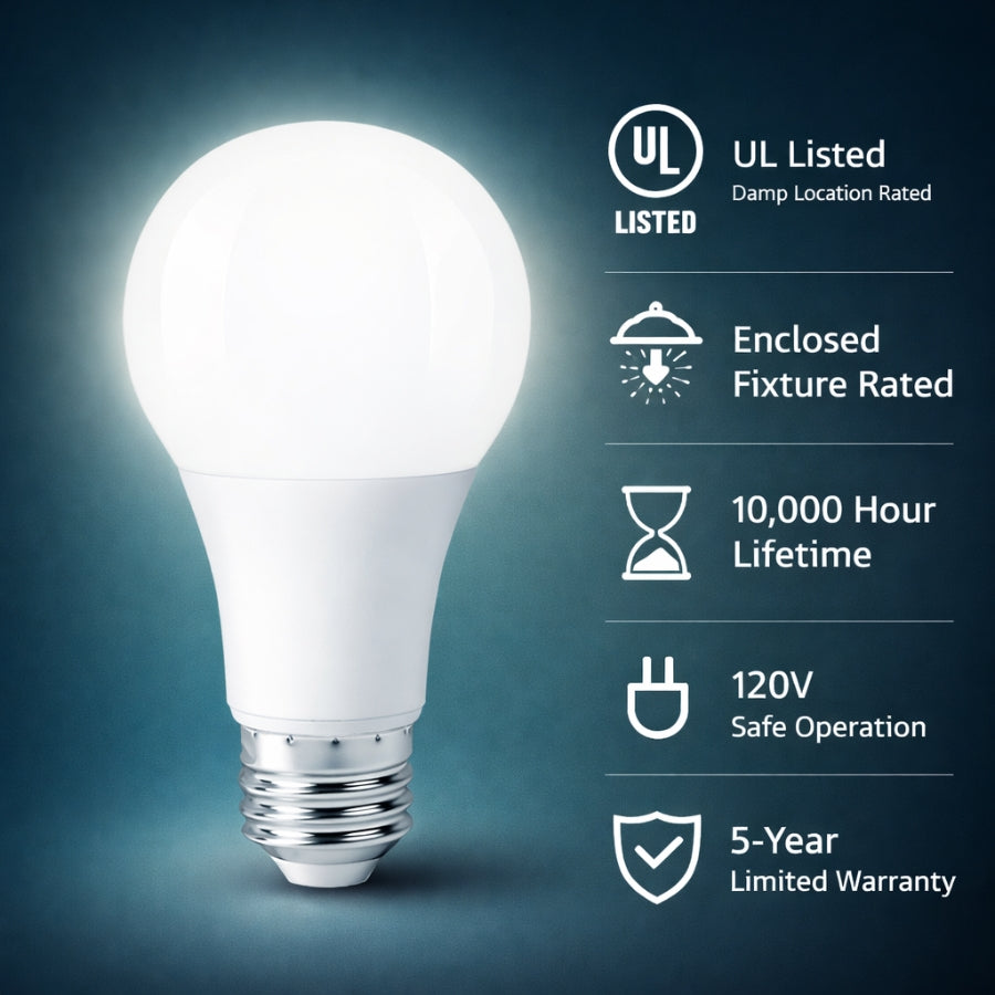 WAWA Lights 9W LED A19 Light Bulb