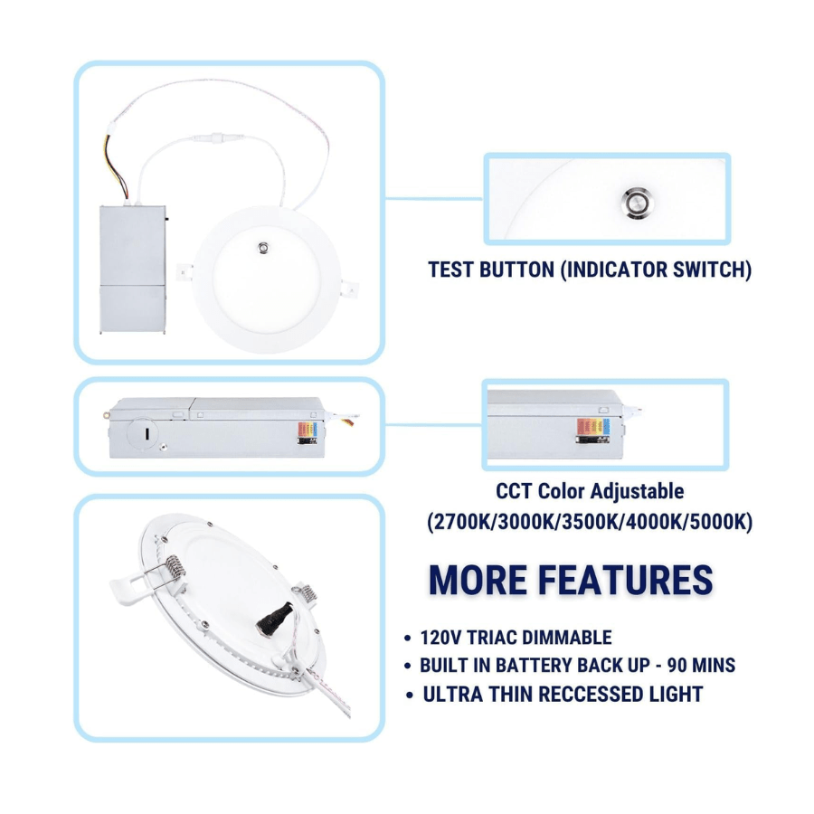 WAWA Lights 6 inch retrofit LED downlight