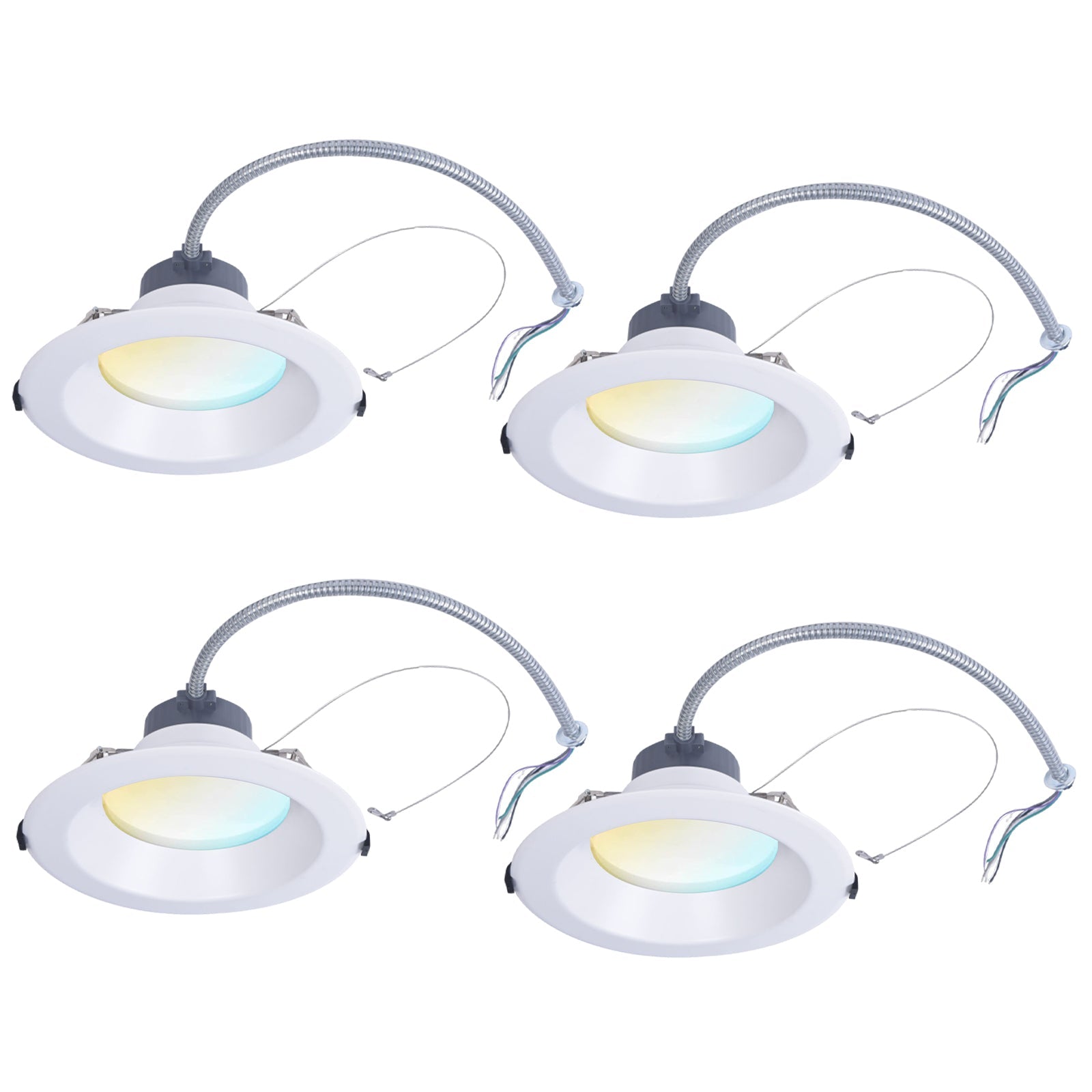 WAWA Lights 6-Inch Canless LED Recessed Downlight, 10–22W, 1,850 Lumens, 4CCT, Wafer-Thin, UL