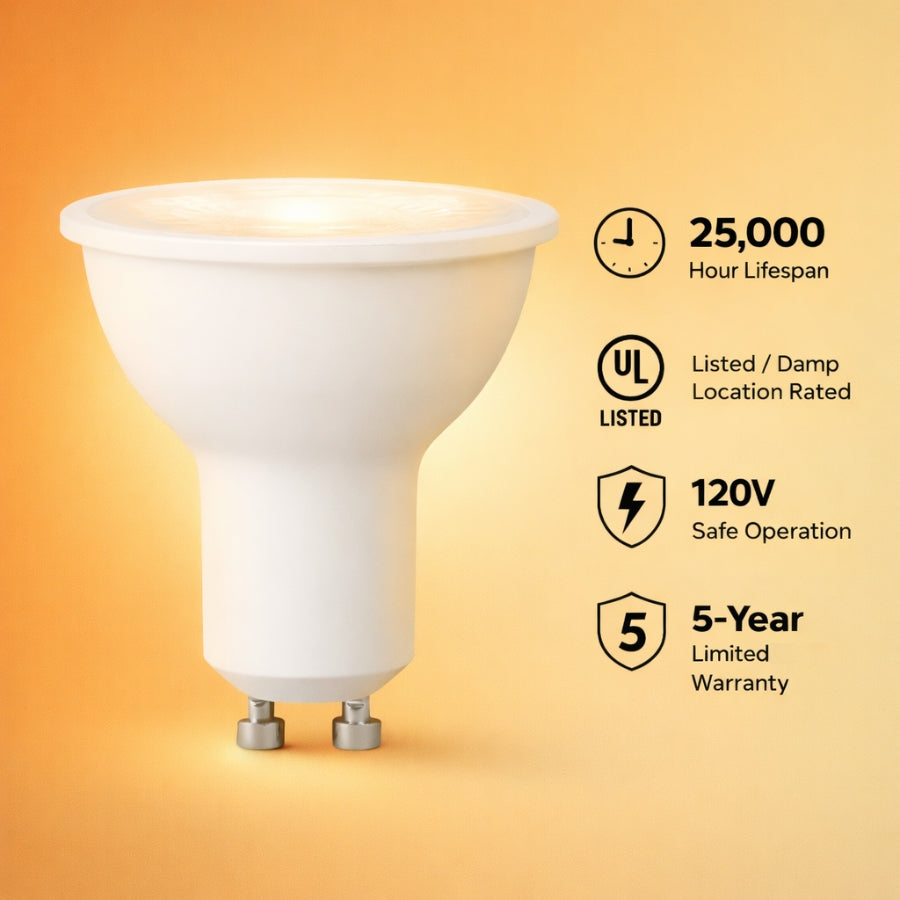 WAWA Lights 6W PAR16 GU10 LED Bulb