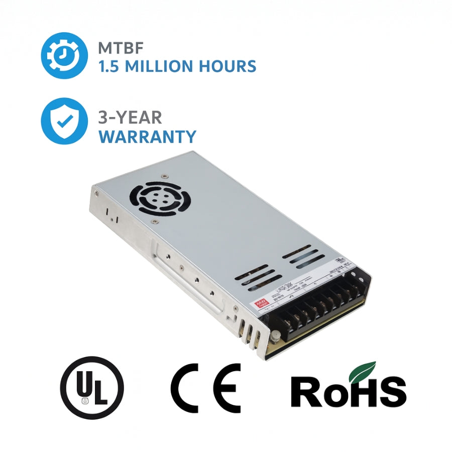 WAWA Lights LRS-600 600W 24V Switching Power Supply